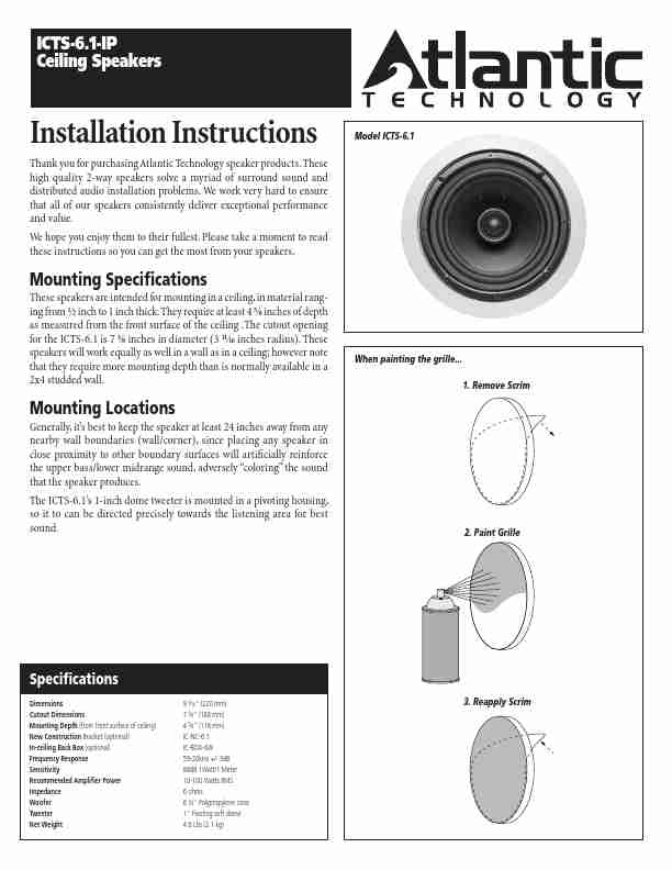 Atlantic Technology Speaker ICTS-6 1-page_pdf